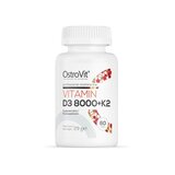 Vitamina D3 8000 IU + K2 200 mcg - 60 Tablete, OstroVit
